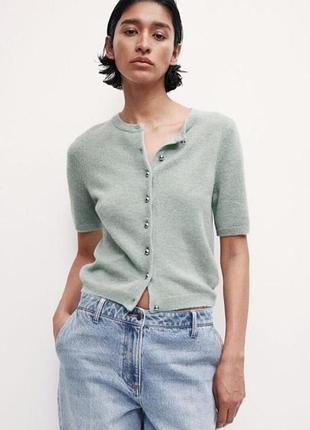 Кардиган короткий рукав h&m 5
