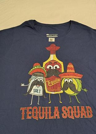 Gildan activewear srl cotton - tequila squad - мужская большая стильная футболка - 5xl