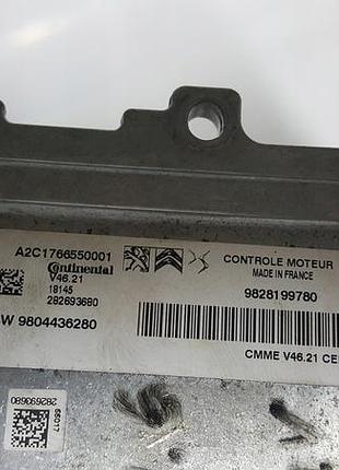 Блок управления двигателем эбу citroen 9804436280 2