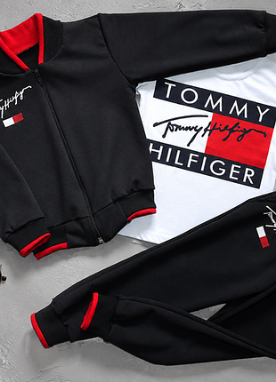 Дитячий повсякденний костюм-трійка для хлопчика "tommy hilfiger" томмі хілфігер, зріст 86–116, (86-92, 92-98, 98-104, 104-110, 110-116), новий 2