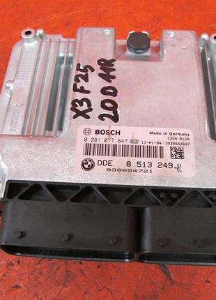 Блок управления двигателем эбу bmw x3 f25 2.0 d f10 f20 f30, а 8513249