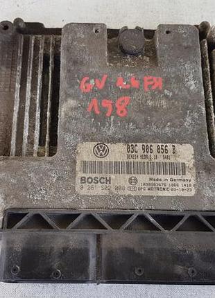 Блок управления двигателем эбу volkswagen golf v 1.6 fsi [158] 03c906056b