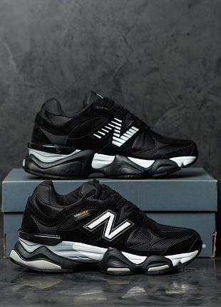 Р.37-41 кроссовки new balance 9060 black white cordura nb180