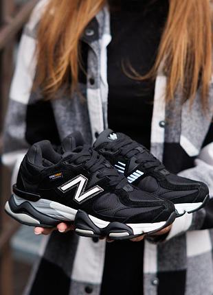 Р.37-41 кроссовки new balance 9060 black white cordura nb180