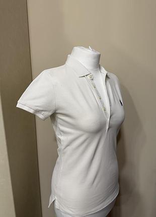 Polo ralph lauren поло біле оригінал s 4