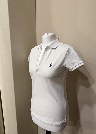 Polo ralph lauren поло біле оригінал s 5
