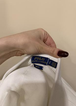 Polo ralph lauren поло біле оригінал s 6