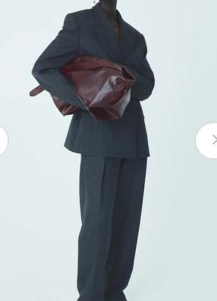 Новые брюки шерстяные 100% шерсть серые с карманами h&m edition premium