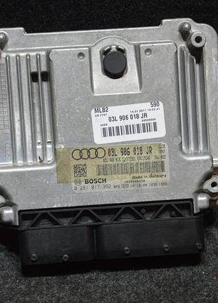 Блок управления двигателем эбу audi 03l906018jr