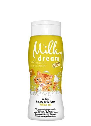 Детская крем-пена для ванны milky dream "желтая кошечка” 300 мл