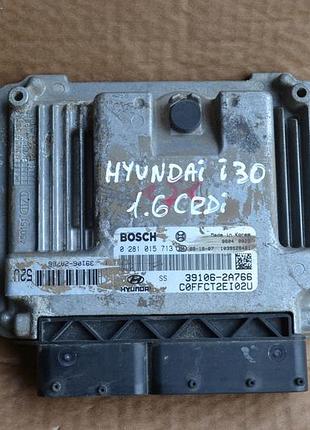 Блок управління двигуном ебу hyundai i30 0281015713 39106-2a766