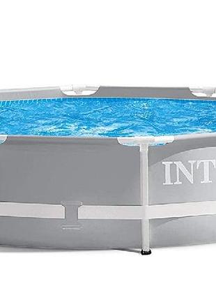 Intex 26700 (диаметр 305 x высота 76см) каркасный бассейн prism frame pool