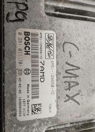 Блок управления двигателем эбу корпус а ford c-max mk2 2011-2019 av61-12a659-ae 3