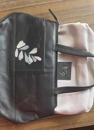 Сумка шкіряна, бренд: британська марка radley london, відома своїм фірмовим логотипом у вигляді шотландського тер’єра (скотч-тер’є