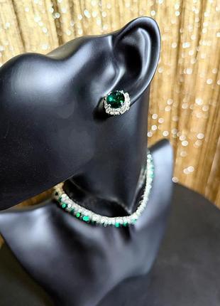 Комплект серьги и ожерелье 2