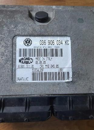 Блок управления двигателем эбу 036906034kc seat ibiza iii 1.4 16v iaw4tv.kc