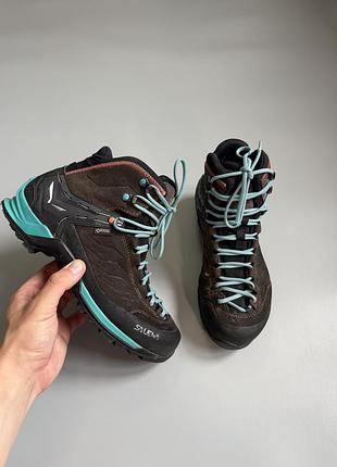 Ботинки salewa mtn trainer mid gtx 39(24.5cm) pedroc pro ortles rapace