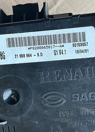 Блок управління двигуном ебу bsi module uch renault clio ii 2000-2005 1.2 b 21659062-7 21658964-5d 2