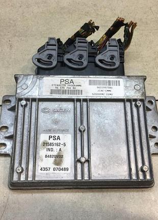 Блок управления двигателем эбу керування двигуном citroen c5 i fl 2.0 16v 9657070680