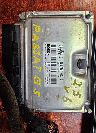 Блок управления двигателем эбу ний годинник immo starter kit volkswagen passat b5 01' 2.5tdi 0281010447 2