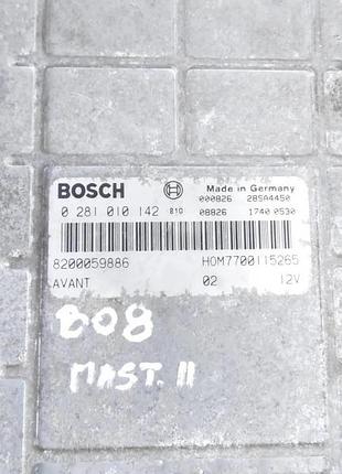 Блок управління двигуном ебу renault master ii 0281010142 8200059886 3