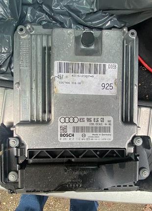 Блок управления двигателем эбу двигуна audi a6 c6 2.0 tdi 03g906016