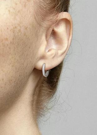 Сережки серця 296317cz 2
