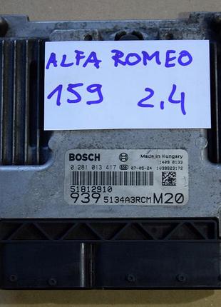 Блок управління двигуном ебу alfa romeo 2.4jtd 0281013417