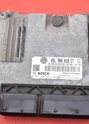 Блок управления двигателем эбу 03l906018ct 0281016952 skoda octavia 2 ii 2.0 tdi 140 км