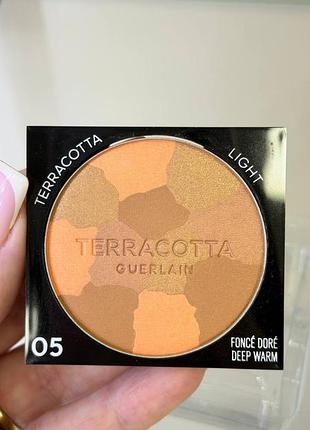 Guerlain terracotta natural healthy glow powder - пудра-бронзатор для обличчя -05