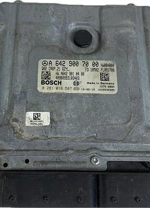 Блок управління двигуном ебу mercedes-benz w212 3.0 cdi 642 0281016587 a6429007000
