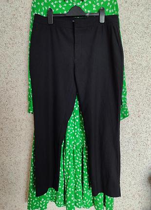 Женские черные брюки zara eur 40