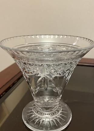 Кришталева  ваза для квітів rose bowl , роузбол