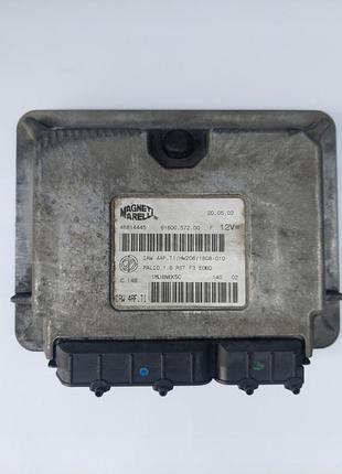 Блок управления двигателем эбу palio 1.6 iaw 4af.t1 immo service clean 46814445