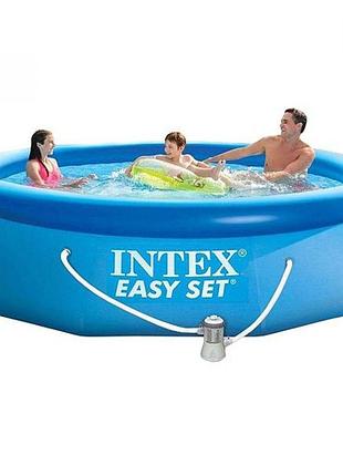 Intex 28122 (диаметр 305 x высота 76см) надувной бассейн easy set