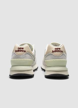 Balance 574 legacy white/beige 4