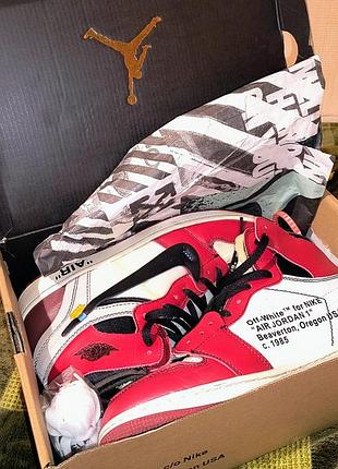 Air jordan 1 retro high og x off-white 'chicago'