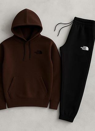 Теплий костюм на флісі the north face