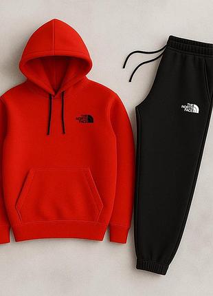 Теплий костюм на флісі the north face
