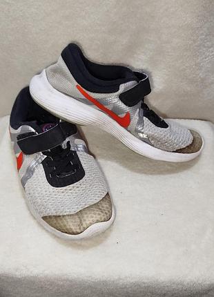 Nike.дитячи текстильні кросівки на липучках.
