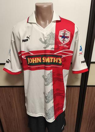 England rugby league 1990s puma регбійна футболка регбійка