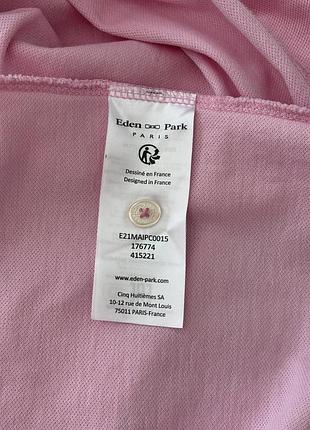 Поло eden park paris rose col marine 5