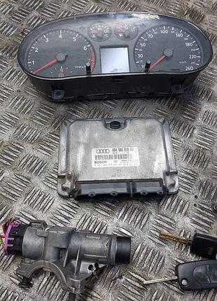 Блок управления двигателем эбу audi a3 8l 1.8 t 06a906018aq 4b0905851c 8l0919880e