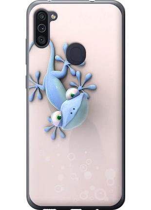 Чехол силиконовый на телефон samsung galaxy m11 m115f геккончик "1094u-1905-58250"