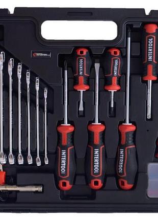 Ku набор инструментов intertool universal fit 1/4" x 1/2" 100 ед. storm для автолюбителей и мастеров у uni2l_k 8