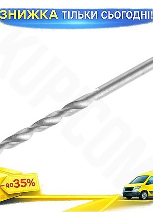 Ku свердло по металу universal fit intertool 3,4 мм 10 шт. для свердління сталі чавуну алюмінію спірал uni2l_k