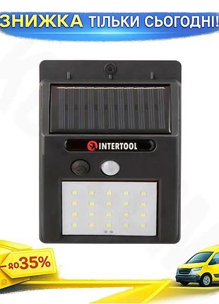 Ku фонарь настенный intertool universal fit 3вт 100лм для освещения улицы и сада светильник для дома uni2l_k