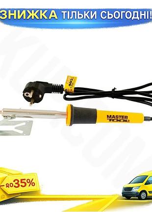 Ku паяльник электрический mastertool universal fit 60 вт для монтажа компонентов и проводников на плат uni2l_k