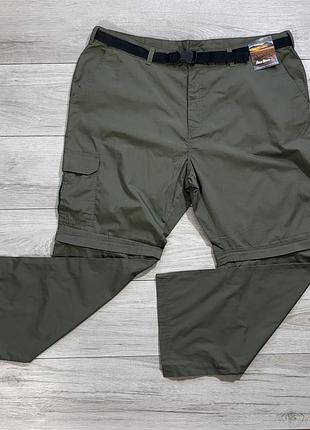 Новые оутдур хаки брюки-трансформеры питтер стрм peter storm convertible, xxl, оригинал