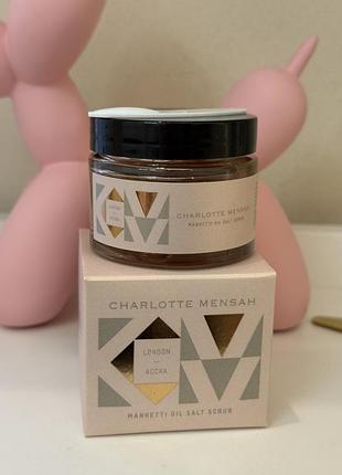 Сольовий скраб для шкіри голови charlotte mensah manketti oil salt scrub